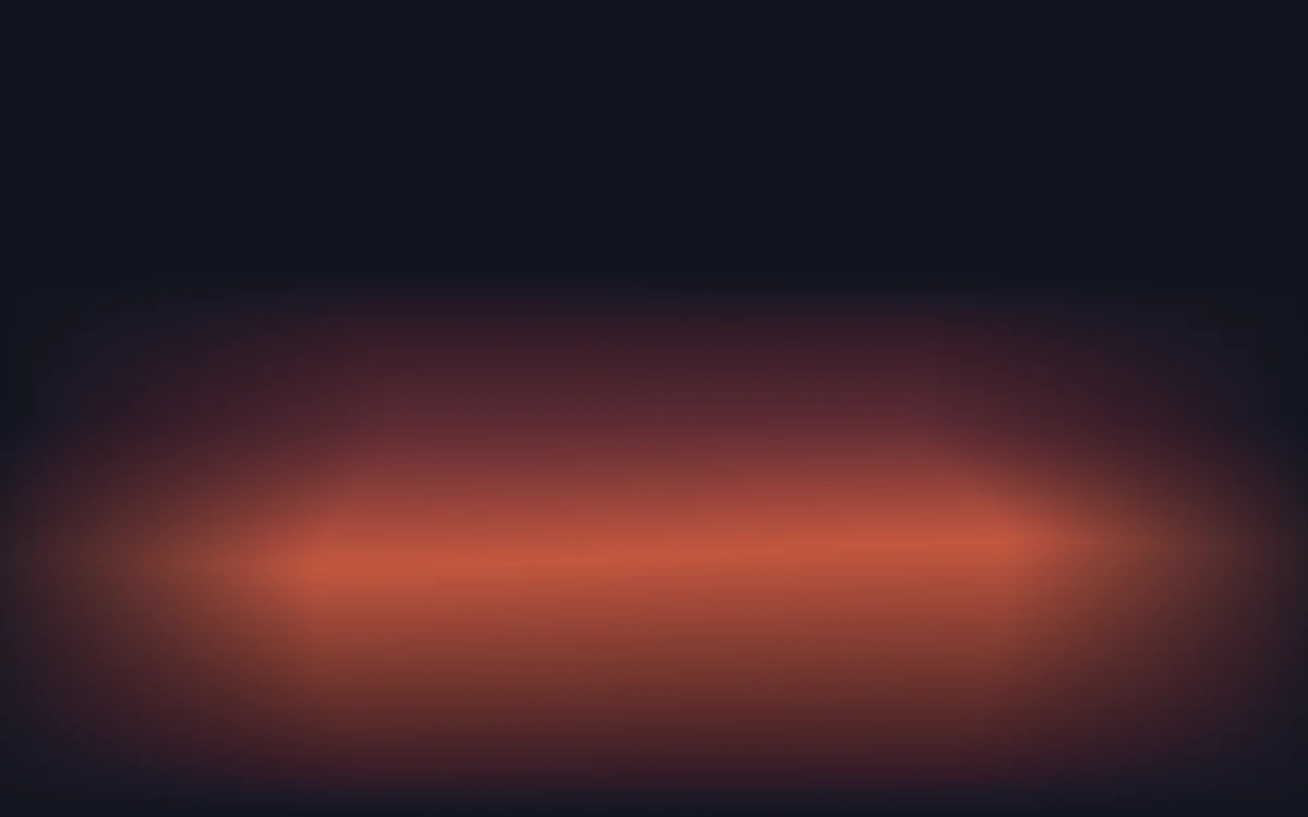 Hearth: A low coral glow in a dark room.
