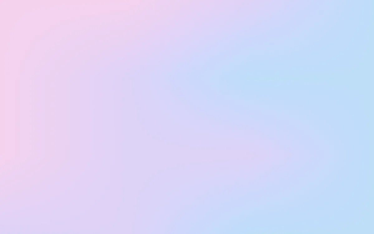 Opal: Pastel pink, lilac and sky, barely separated.
